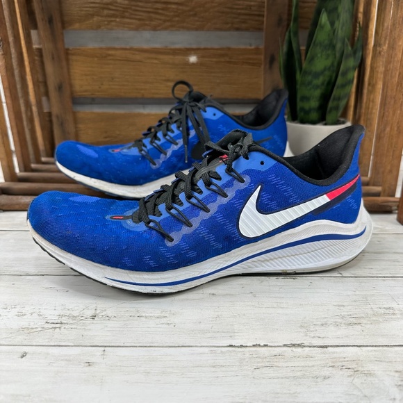 Nike Mens Air Zoom Vomero 14‎ AH7857-400 Blue Running Shoes Sneakers Size 11.5 - Picture 1 of 11